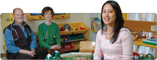 Raphael Beck, Amanda Barclay and Rachel Yeung
