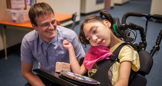 CanAssist researcher with Morgan