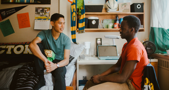 UVic guarantees a room in residence to first year students coming directly from high school.