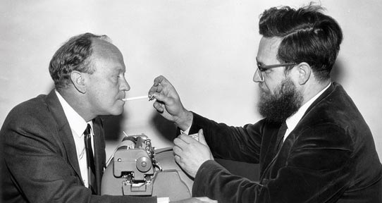 Robin Skelton and John Peter