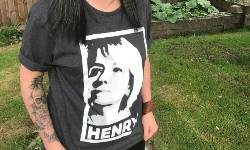 Joanna in her Bonnie Henry tshirt