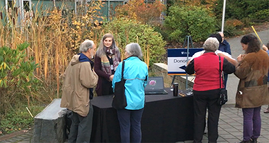 Donors learning outside