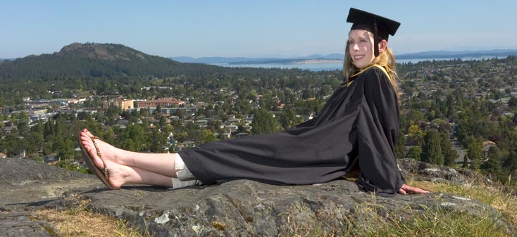 Leila Scannell, recipient of the Lieutenant Governor's Silver Medal for her thesis.