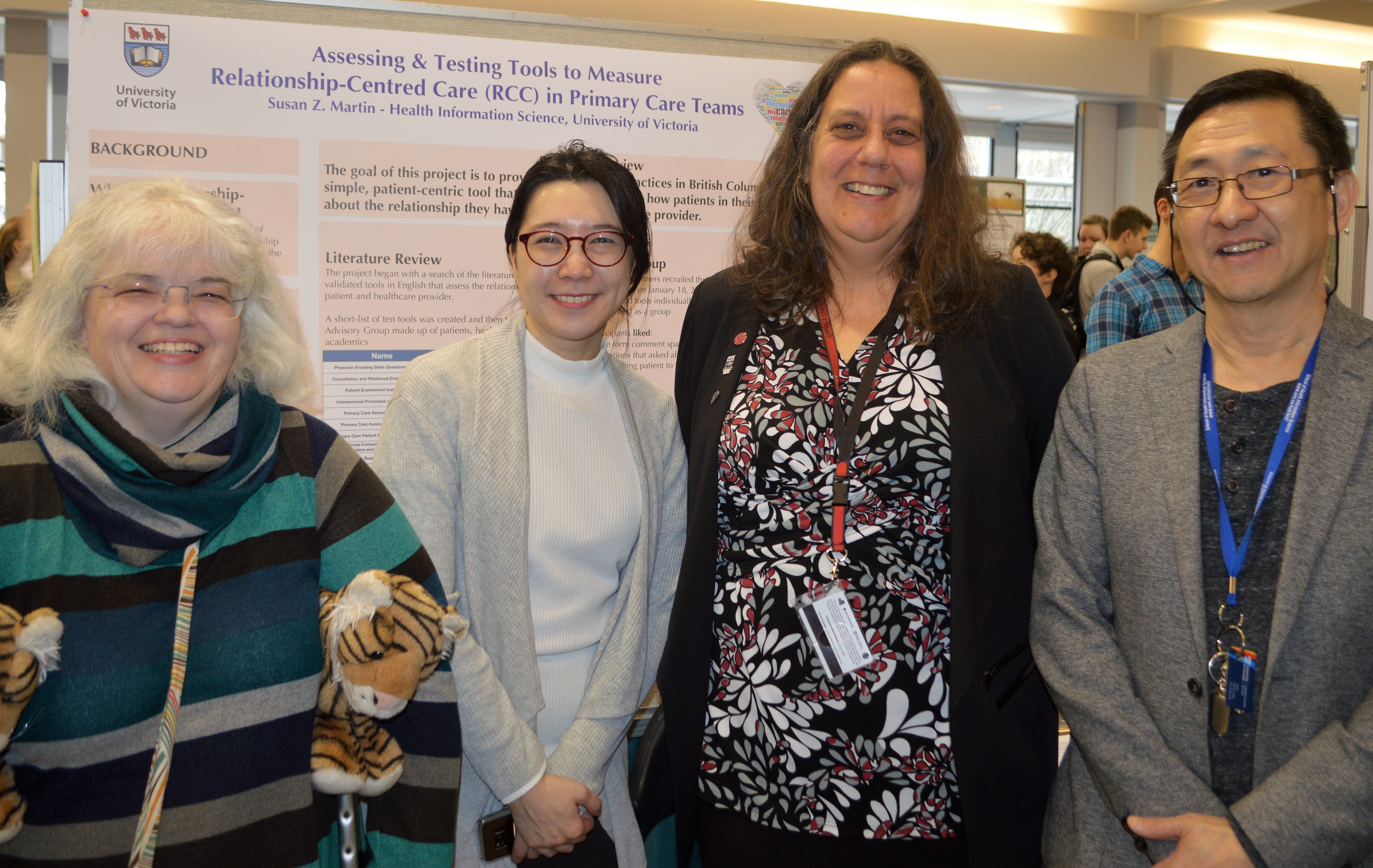 Dr. Karen Courtney, Susan Martin, Dee Dee Wong and Dr. Francis Lau
