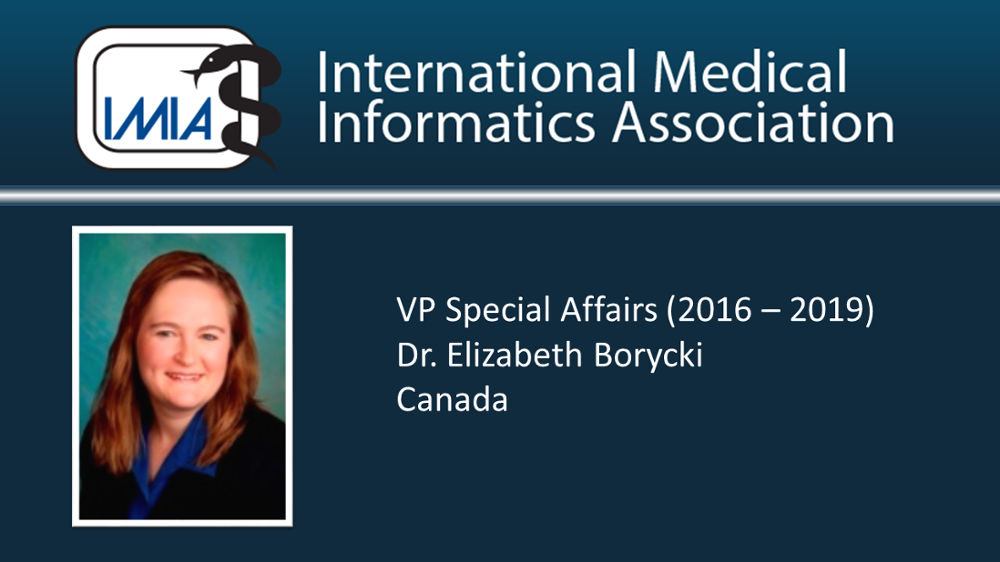 Dr. Borycki VP IMIA