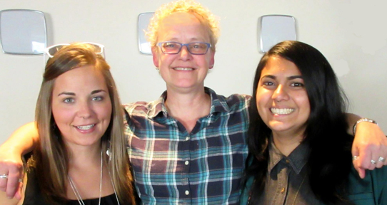 Jodi Beniuk, Annalee Lepp, Michelle Moreno