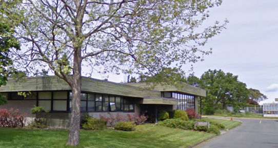 Saunders Annex Building in May