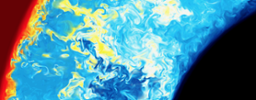 Turbulence in stellar simulation