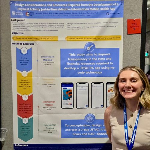Amanda Willms' first poster at SBM 2025
