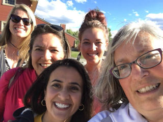 Danielle Wilson & Leslie Bryant from IH, Alex Kent from SFU, Sana & Bernie