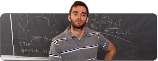 Graduate student Louis Saumier.