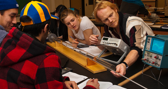 Students in a lab