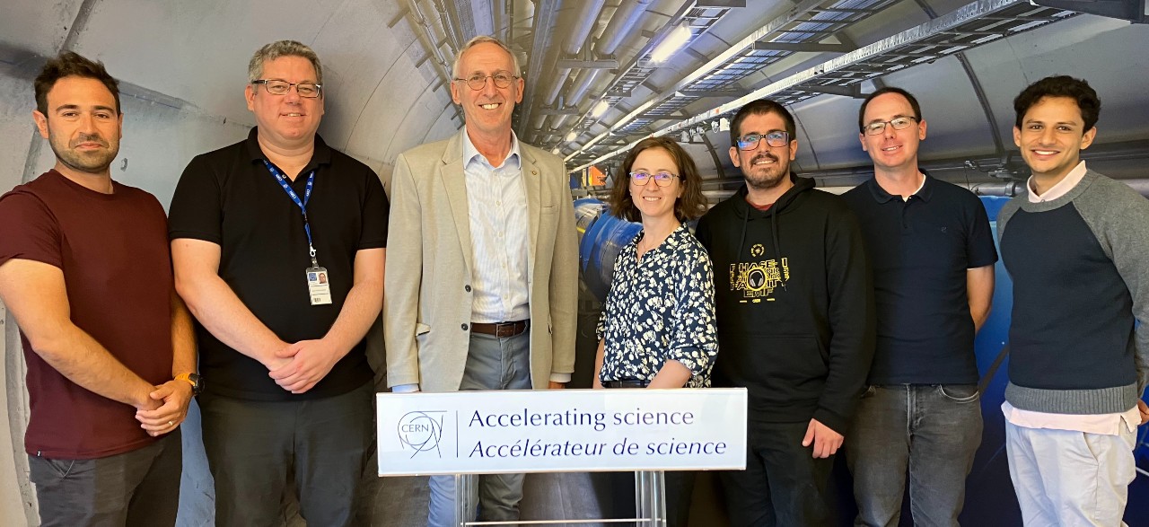 UVic President, Kevin Hall, visits CERN