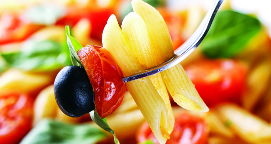 Cooked pasta