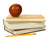 icon of apple and books