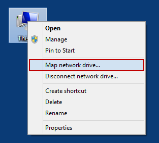 map network drive