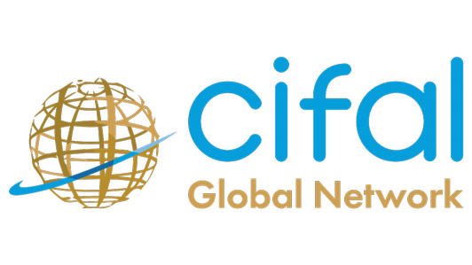 Logo of the UNITAR CIFAL Global Network depicting a global network