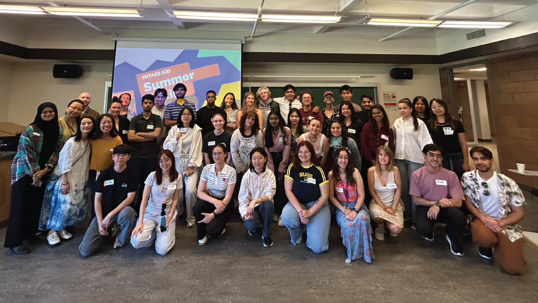 Group photo of Mitacs students coming to the University of Victoria in summer 2025