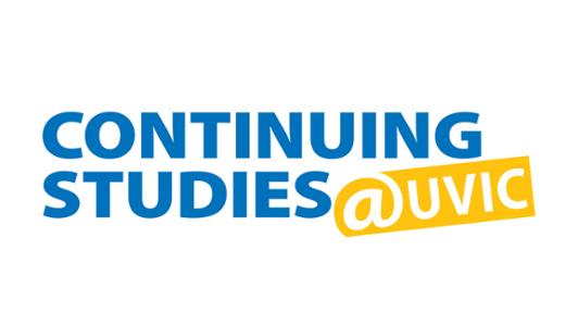 Text containing the legend: "Continuing Studies @ UVic"