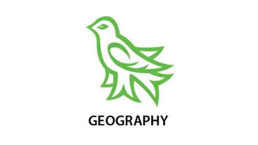 UVic's Martlet avatar with the legend: Department of Geography