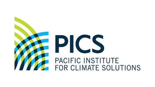 Logo of the Pacific Institute for Climate Solutions, depicting a section where two concentric circles meet. The logo represents the discoveries and solutions that emerge when Research Partners and Solution Seekers work together.