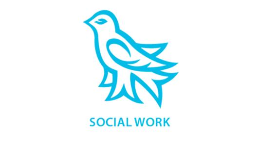 UVic's Martlet avatar with the legend: School of Social Work