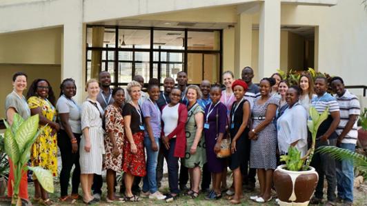 Group photo of the twenty five participants in the CBPR Autumn School for researchers and local government officials from Tanzania, Kenya and Sweden 