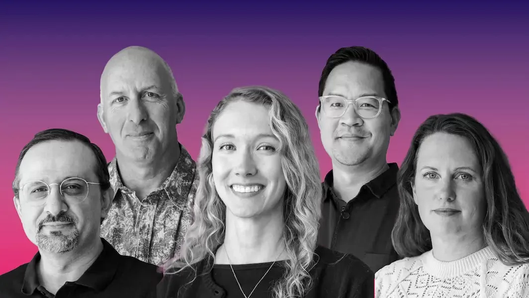 UVic TEDxVictoria speakers: Faraz Forghan Parast, Jon Willis, Jade Fischer, Dan So and Tamara Krawchenko.