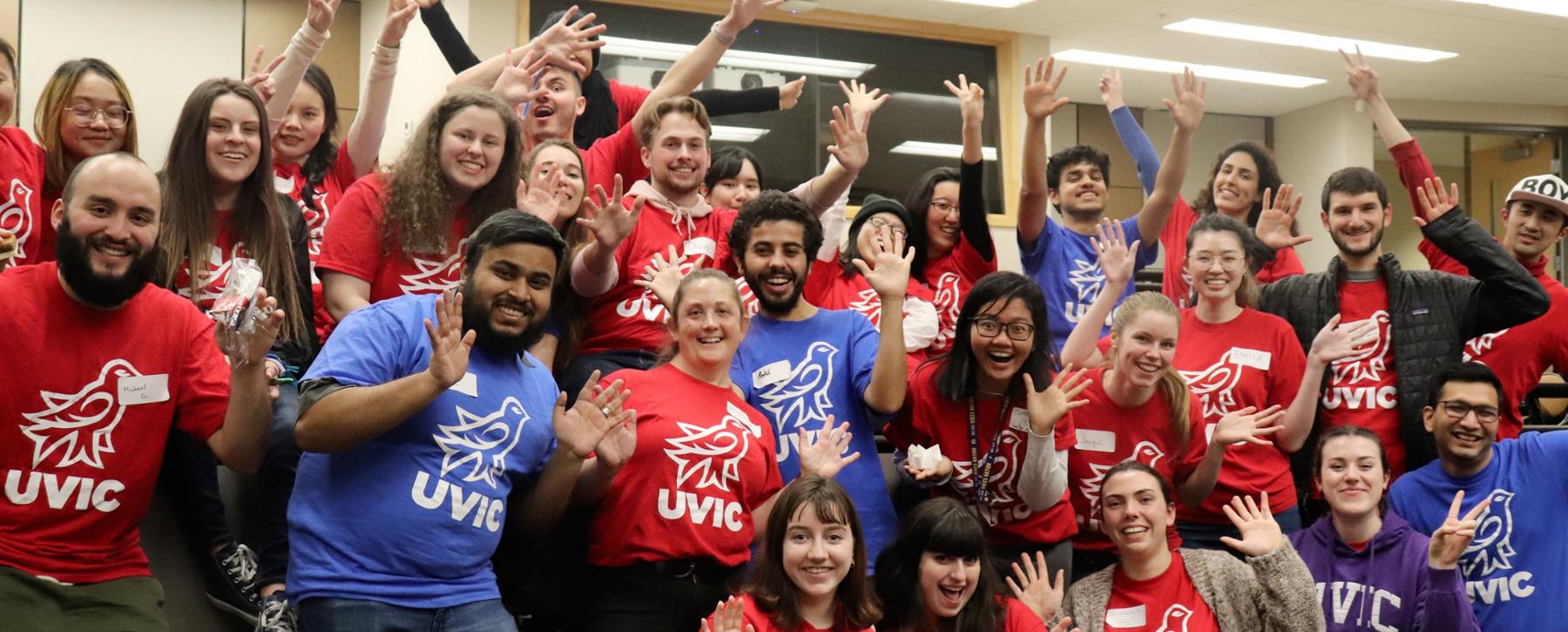group of international students