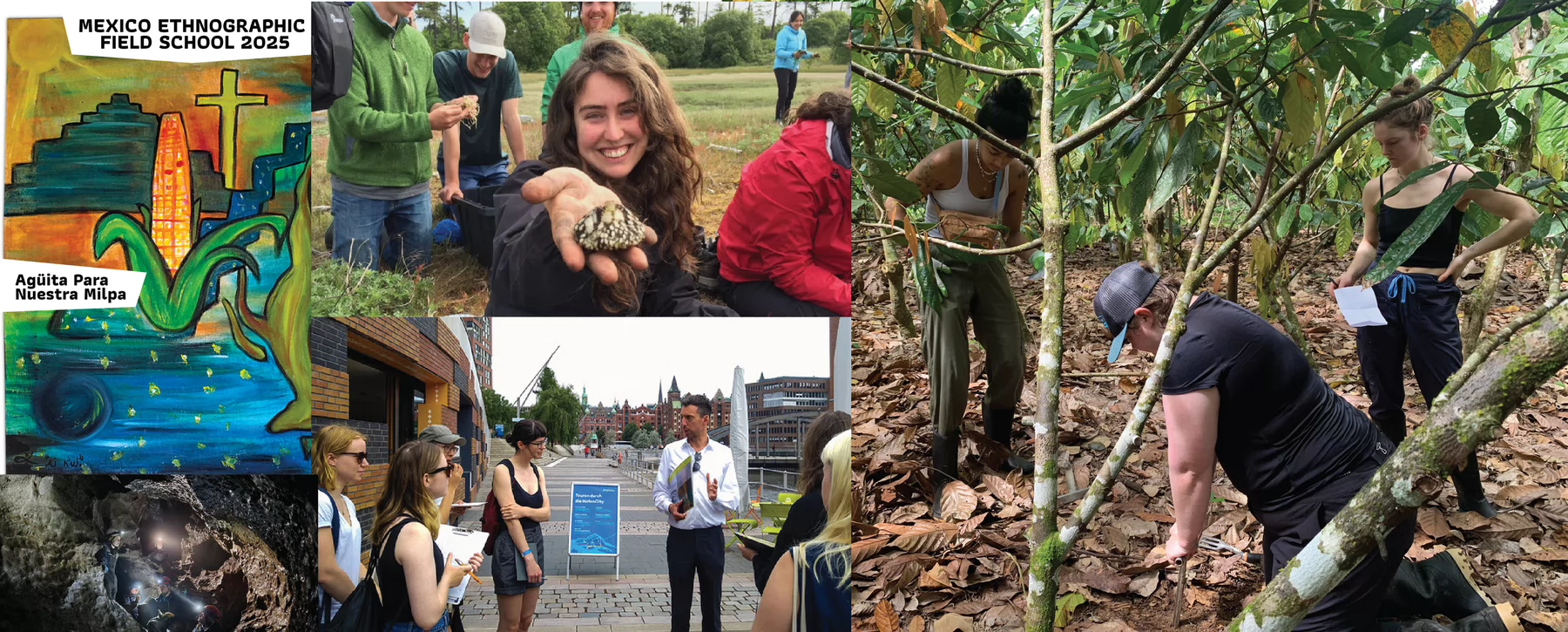 Images of international field schools from the Faculty of Social Sciences in Europe and Latin America