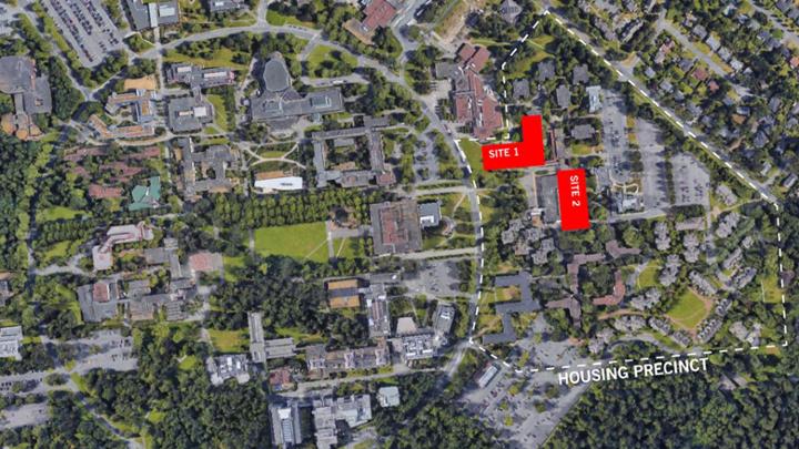 arial photo of uvic