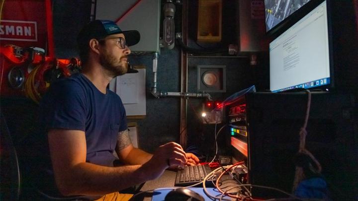 Fabio DeLeo in lab