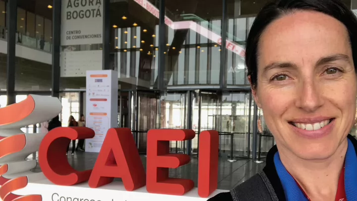 Photo of Kyla Jardin at the Conference of the Americas on International Education 