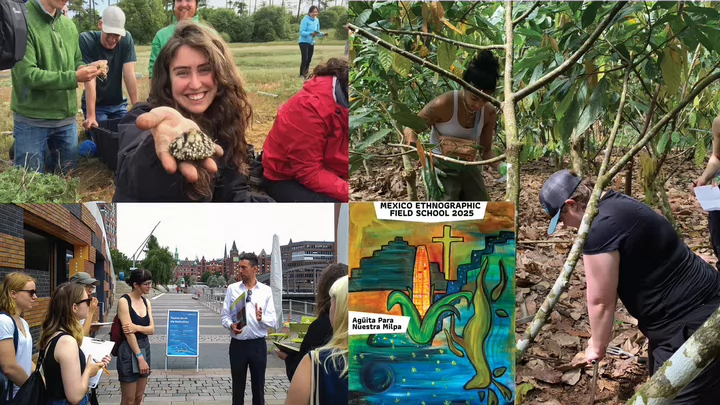 Images of international field schools from the Faculty of Social Sciences in Europe and Latin America