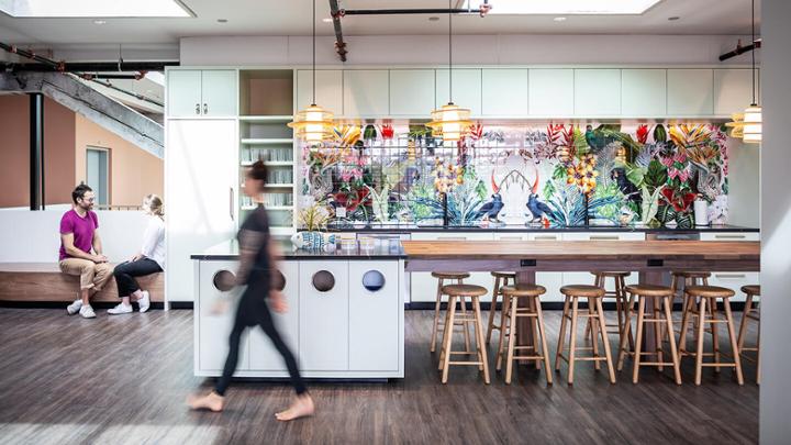 One of the collaborate workspaces at KWENCH