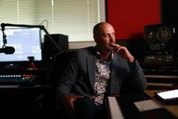 UVic’s Associate University Librarian – Reconciliation Ry Moran sits and reflects in his home studio.