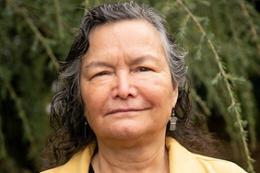 Head shot of UVic Distinguished Alumni Award recipient Bev Sellars.