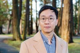 Nigel Mantou Lou looking at camera.