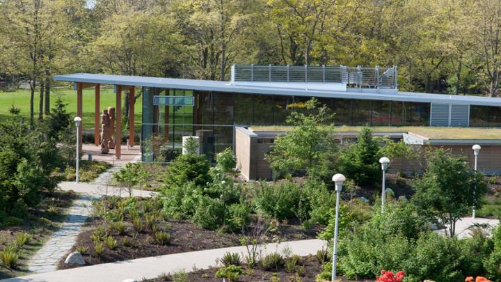 Photo of First Peoples House on the UVic campus.