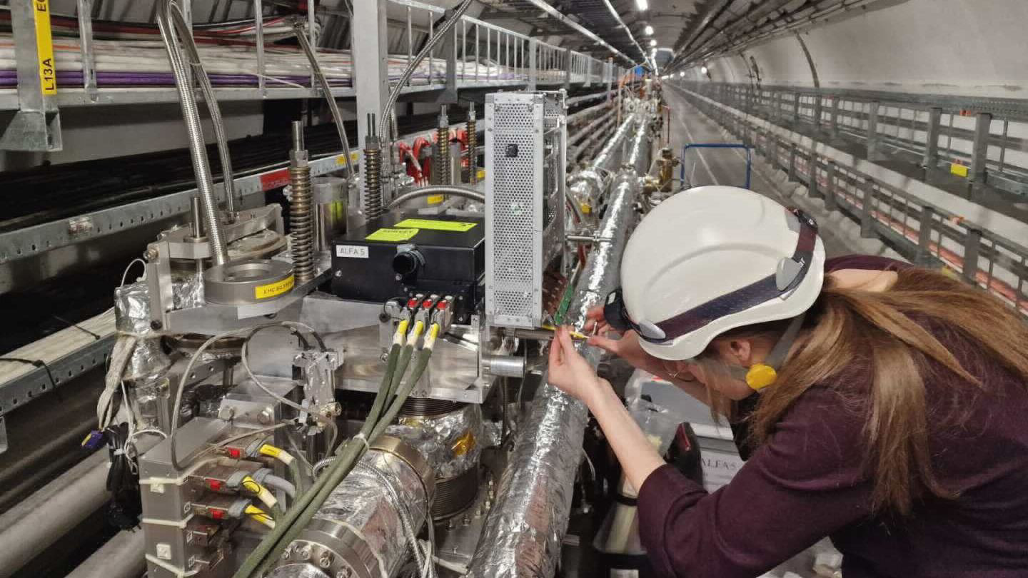 Installation in the LHC © 2025 CERN