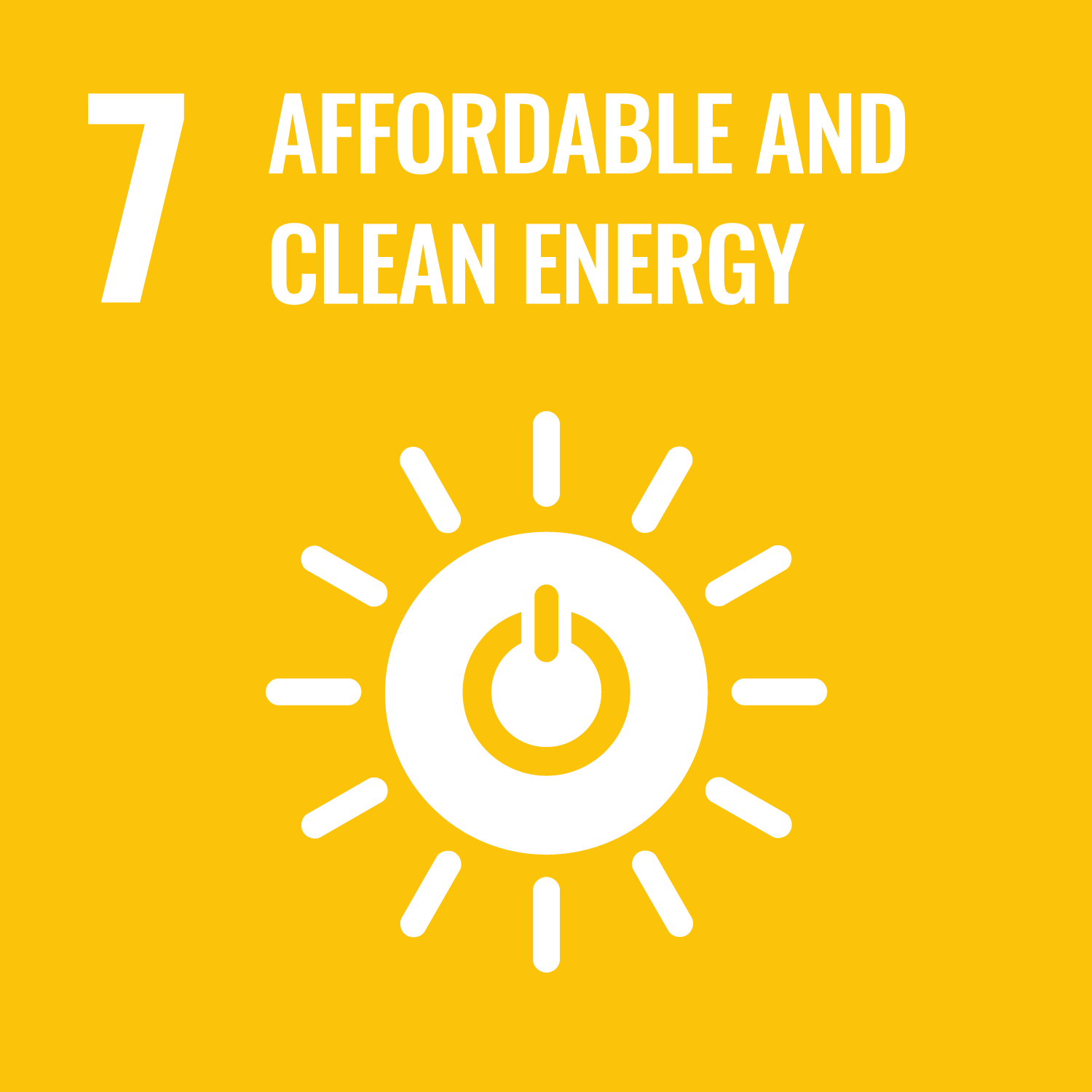 Sustainable Development Goal 7: Affordable and clean energy