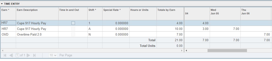 Shift Differential Example Chart Entering shift-differential on a timesheet - University of Victoria