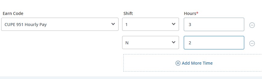 Shift Differential Example Chart Entering shift-differential on a timesheet - University of Victoria