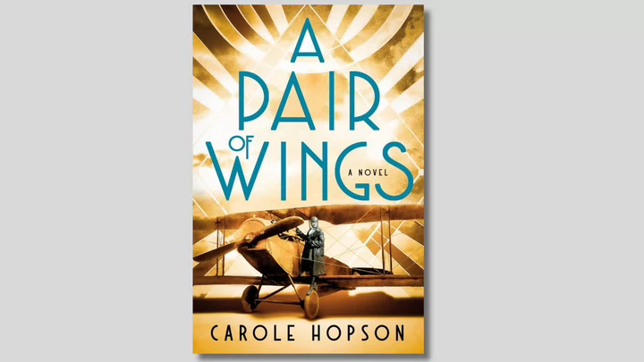 Cover of book Titled A Pair of Wings by Carole Hopson. 