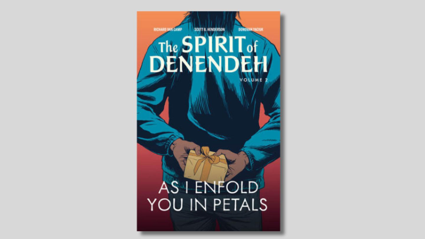 Cover of a book called As I Enfold You in Petals by Richard Van Camp.