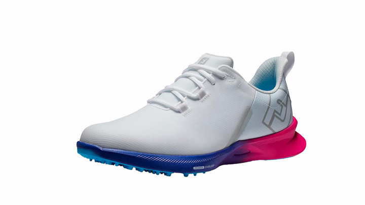 White golf shoe.