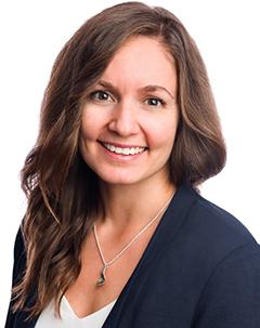 Woman smiling. 