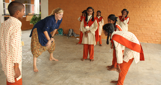 Theatre student in India