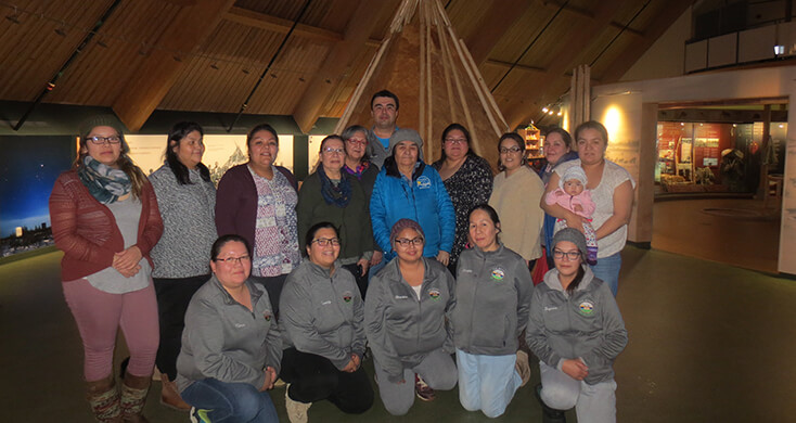 The entire staff at the Chisasibi Heritage and Cultural Centre