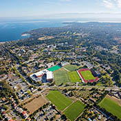 UVic aerial Zoom background